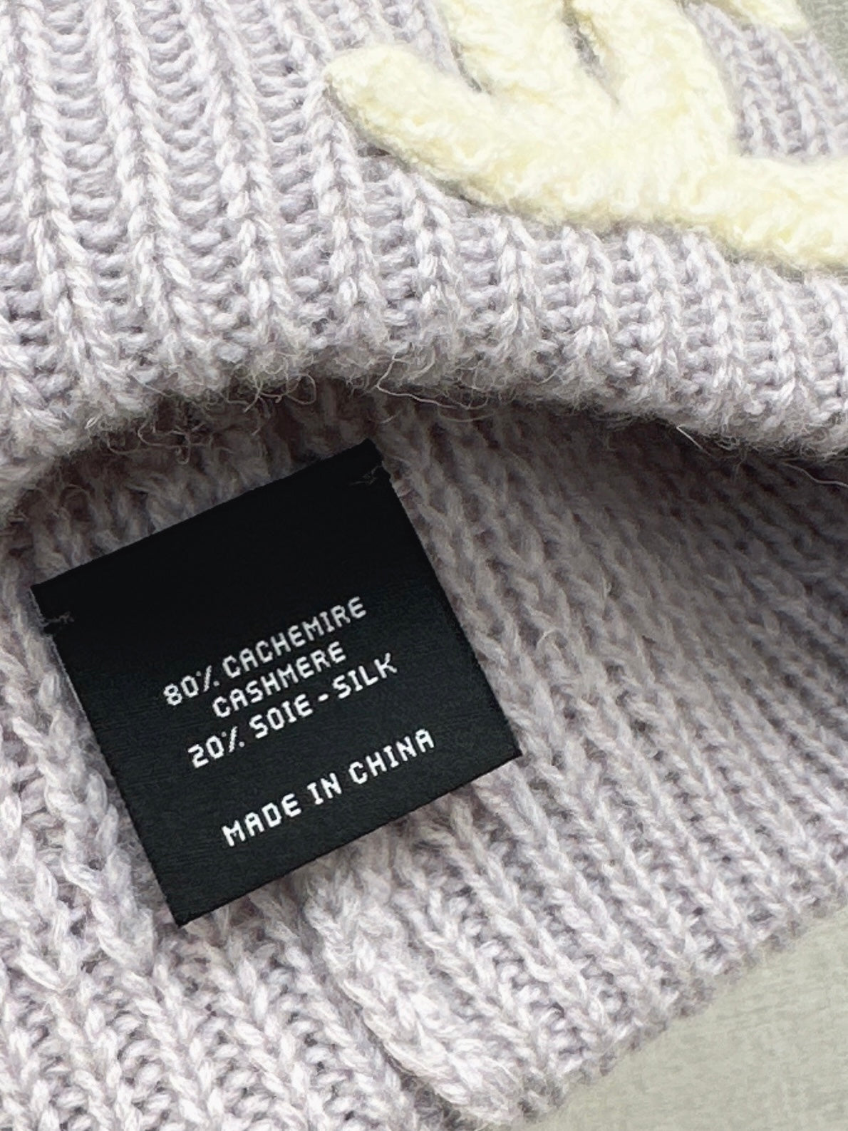 Chan 25fw cashmere knit hat