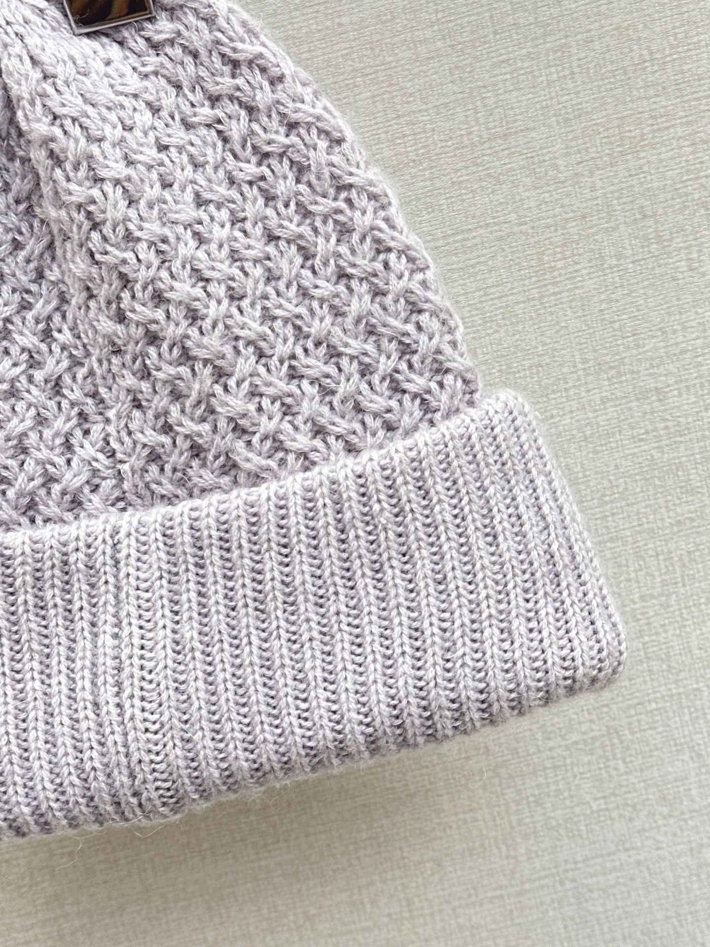 Chan 25fw cashmere knit hat