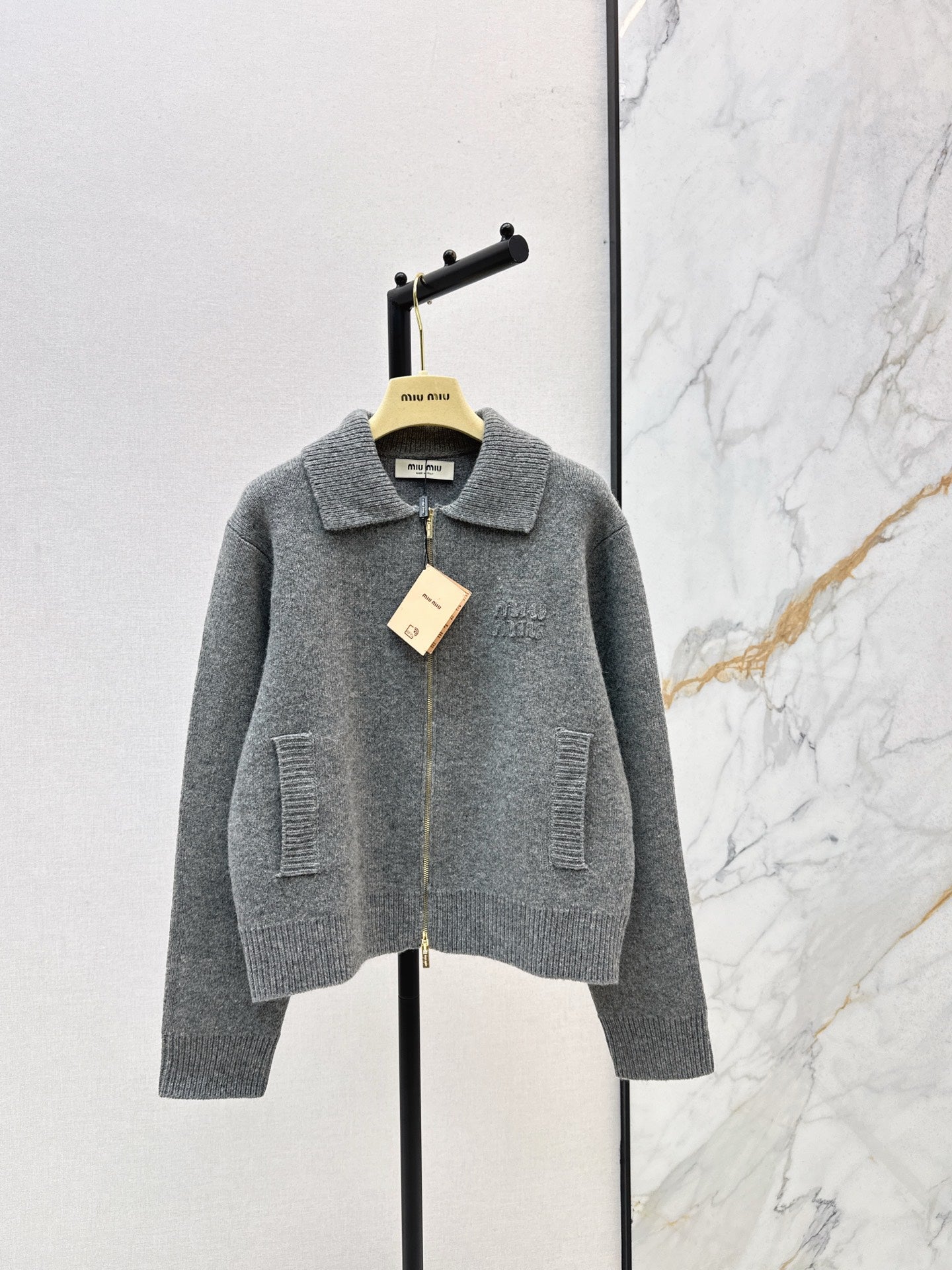 Miu 25fw wool cardigan