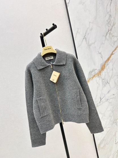 Miu 25fw wool cardigan