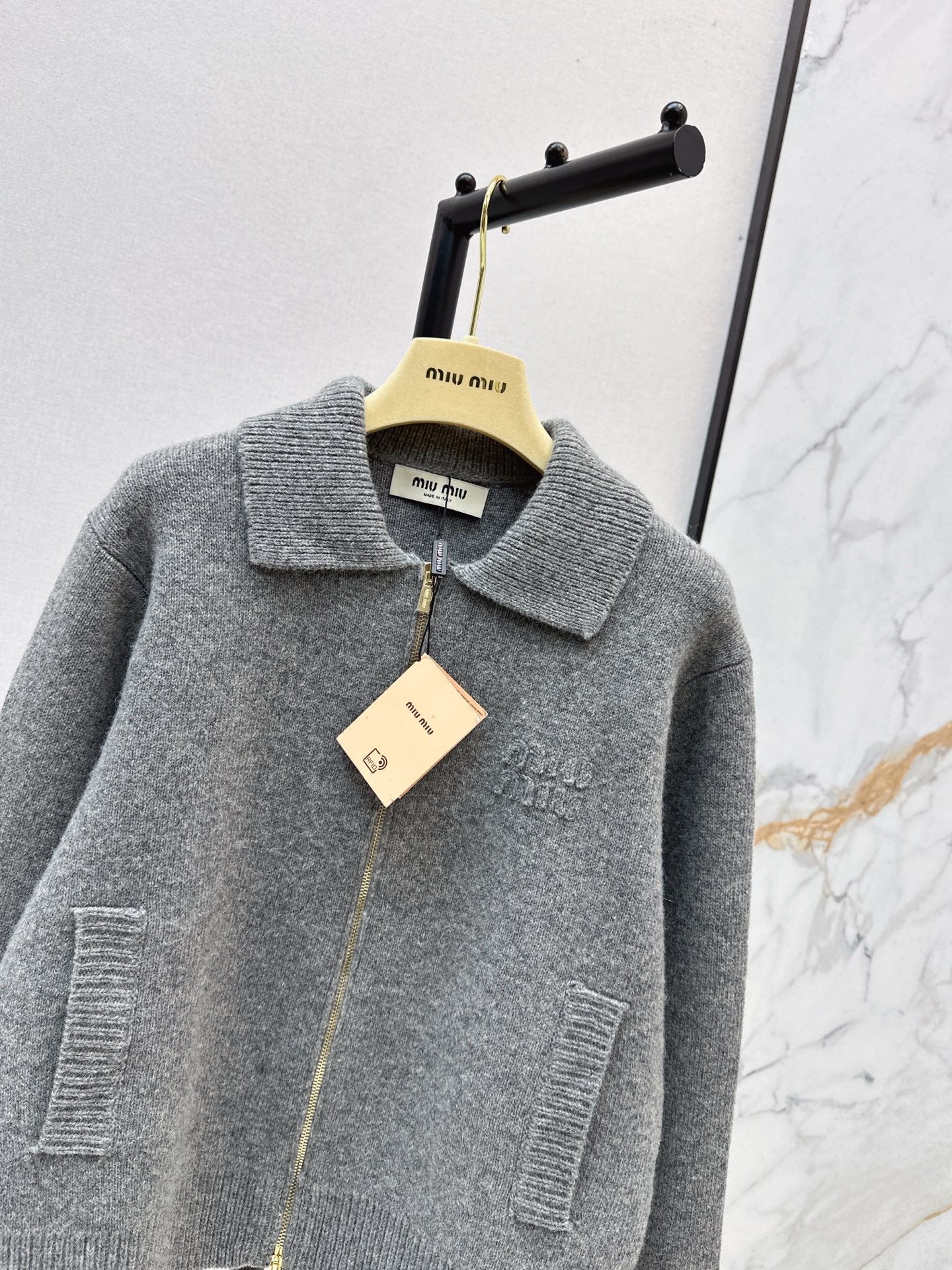 Miu 25fw wool cardigan