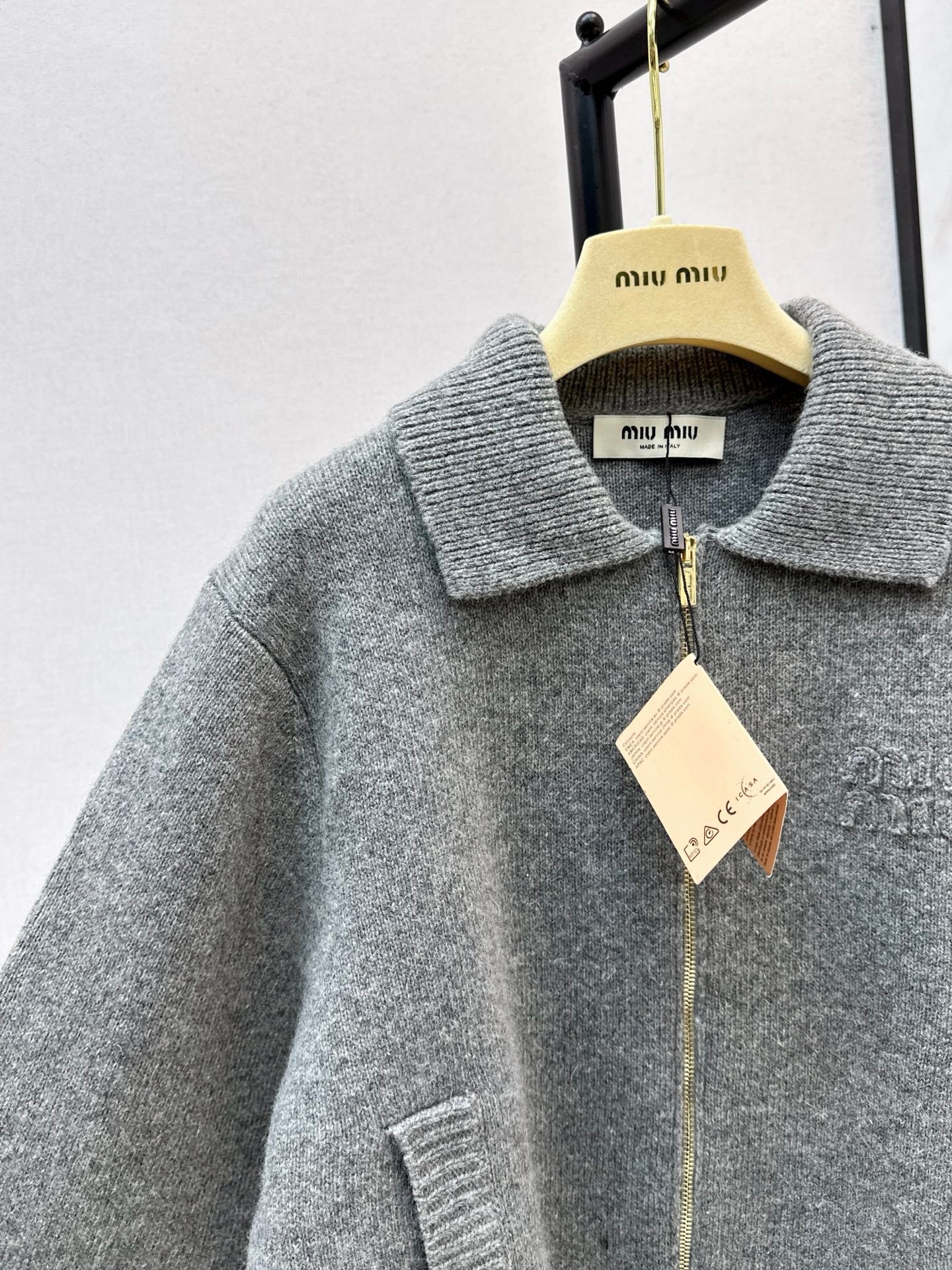 Miu 25fw wool cardigan