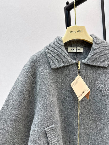 Miu 25fw wool cardigan