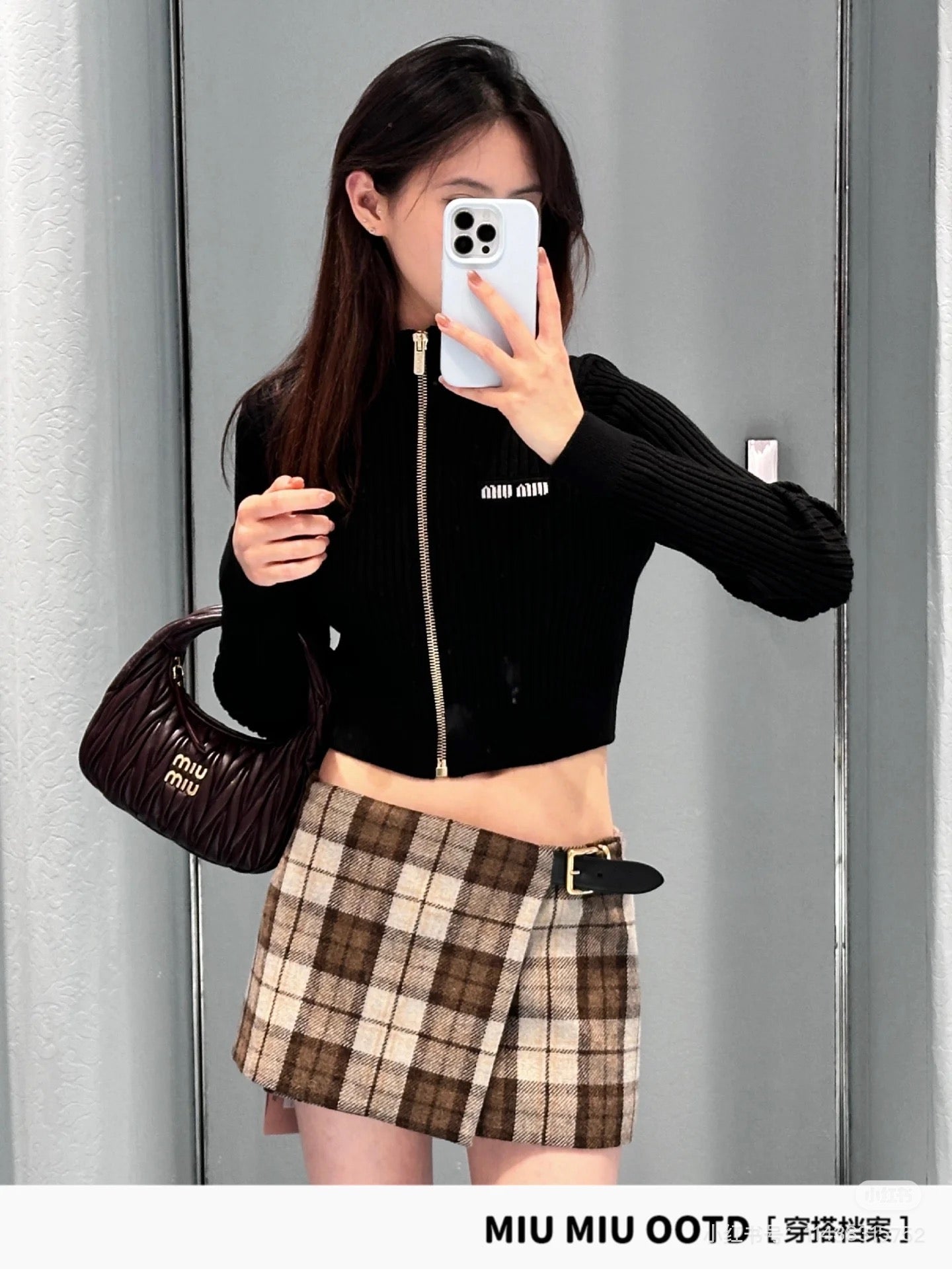 Miu 25fw knit cardigan