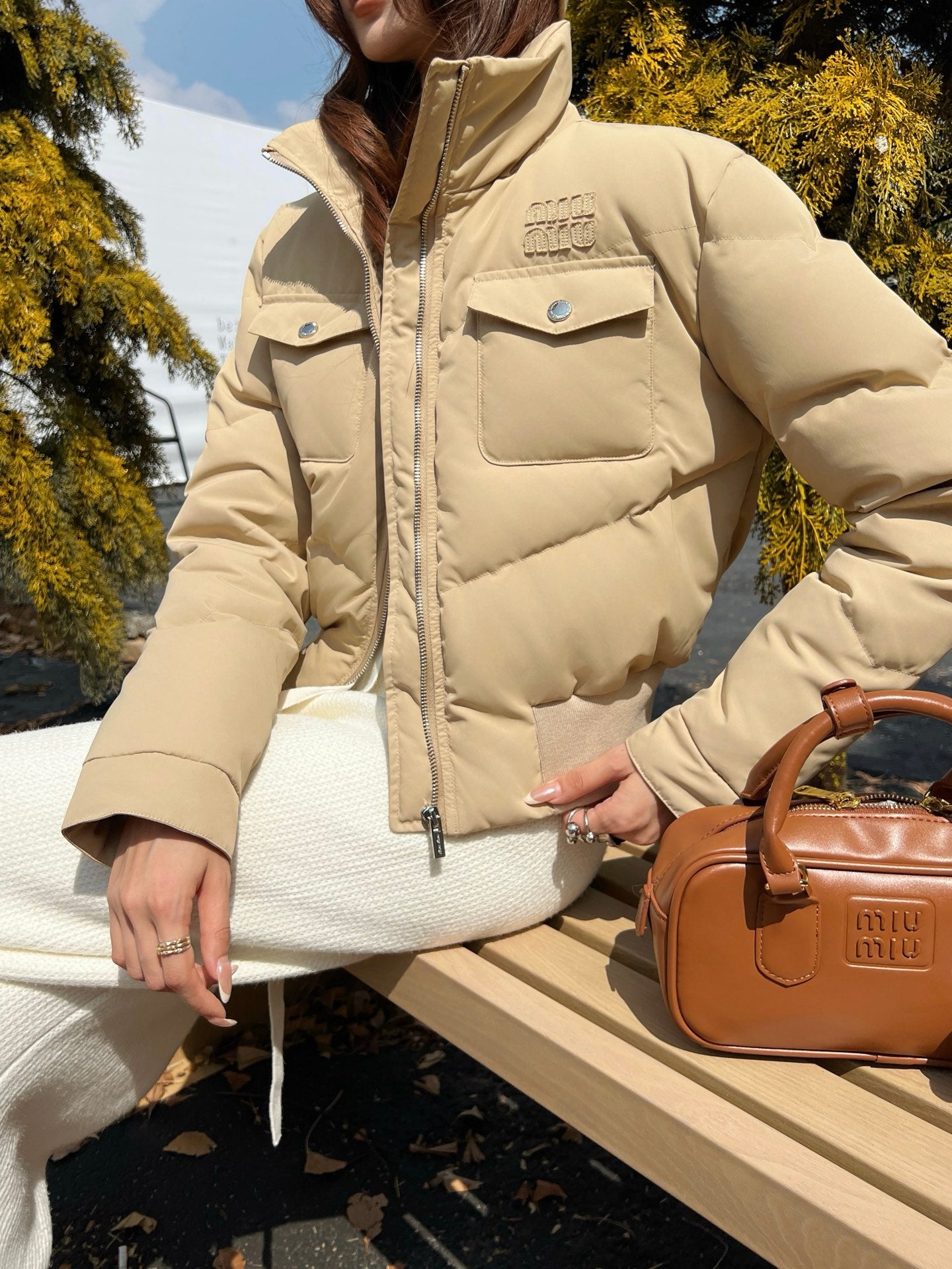 Miu 25fw down jacket