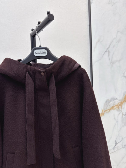 Max 25fw hooded down jacket