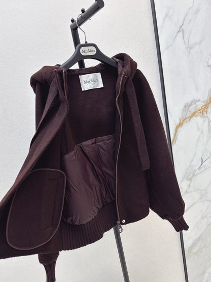 Max 25fw hooded down jacket