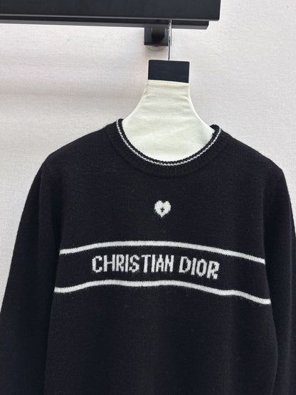 CD 25fw embroidery sweater