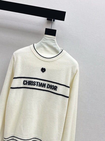 CD 25fw embroidery sweater