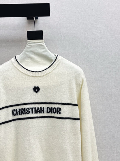 CD 25fw embroidery sweater