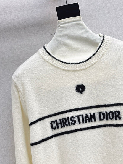 CD 25fw embroidery sweater