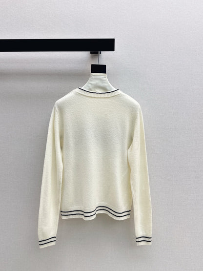CD 25fw embroidery sweater