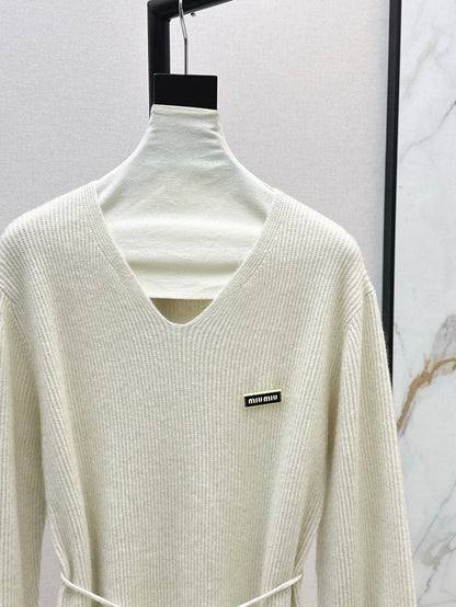 Miu 25fw wool dress