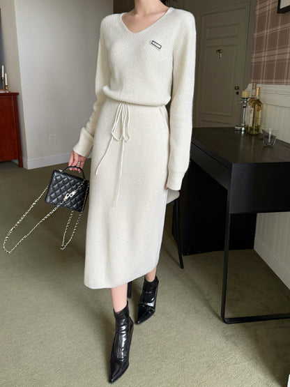 Miu 25fw wool dress