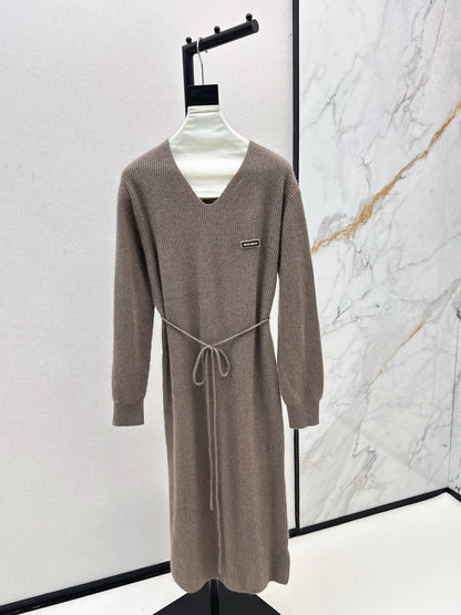 Miu 25fw wool dress