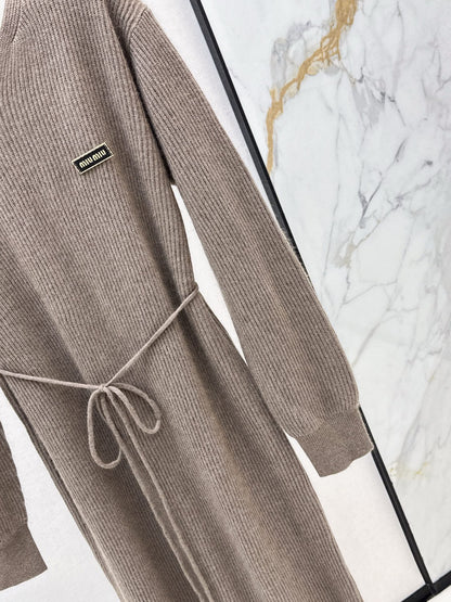 Miu 25fw wool dress