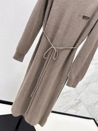 Miu 25fw wool dress