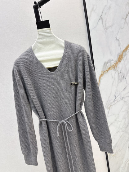 Miu 25fw wool dress