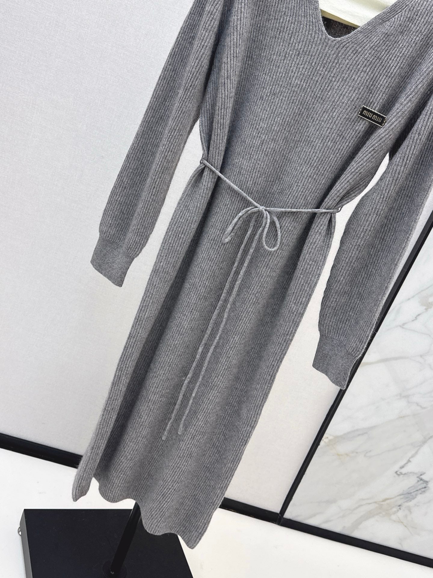 Miu 25fw wool dress