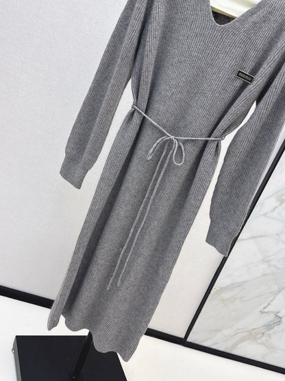 Miu 25fw wool dress