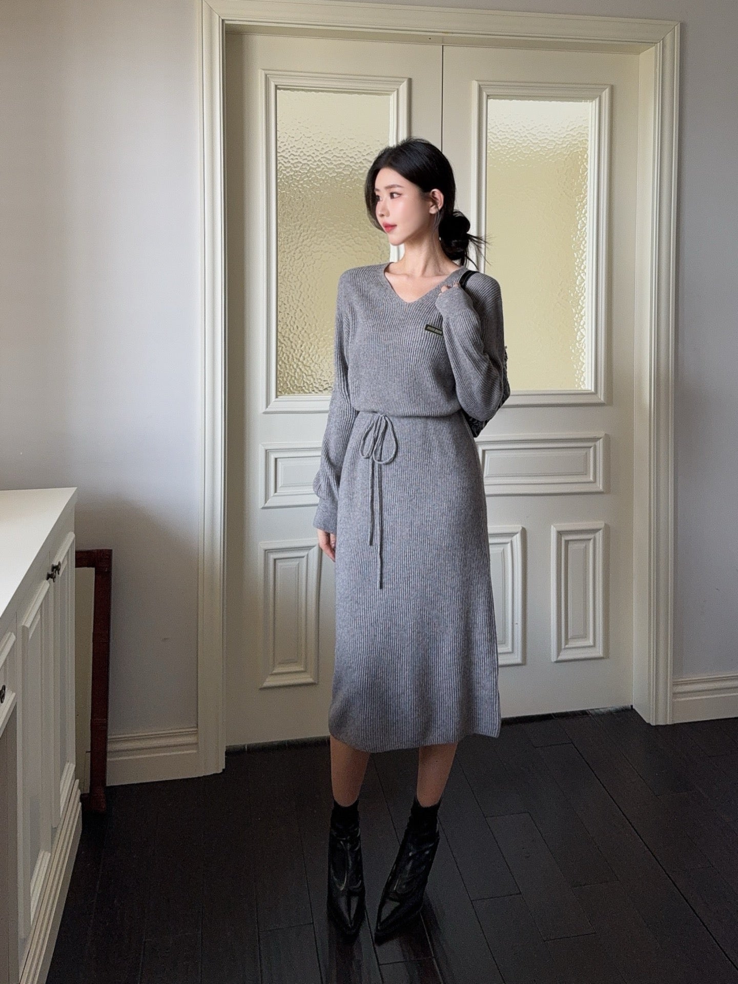 Miu 25fw wool dress