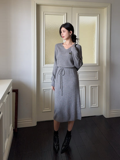 Miu 25fw wool dress