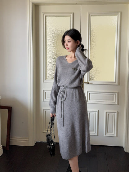 Miu 25fw wool dress