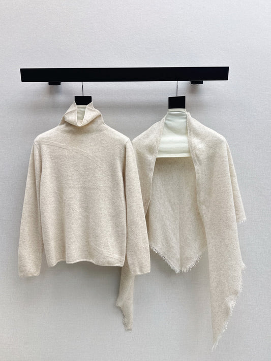 Loro 25fw cape sweater set
