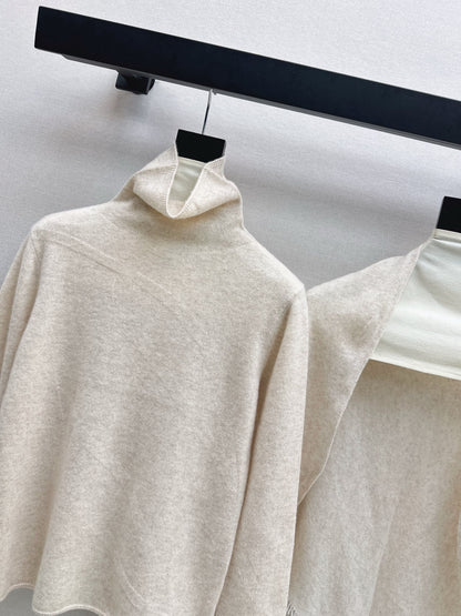 Loro 25fw cape sweater set