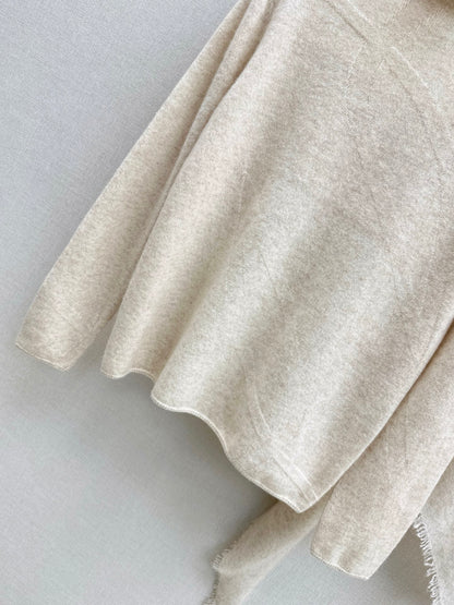 Loro 25fw cape sweater set