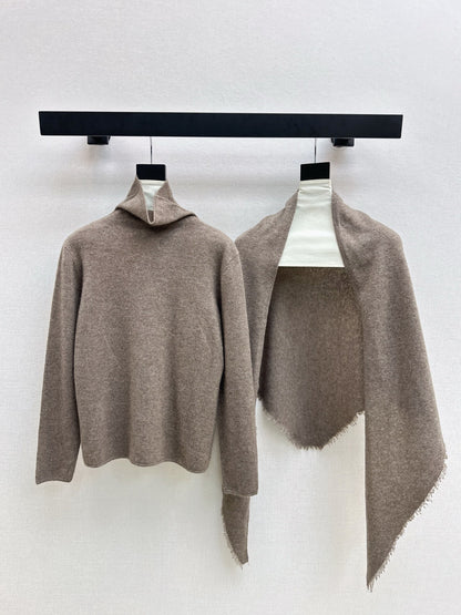 Loro 25fw cape sweater set