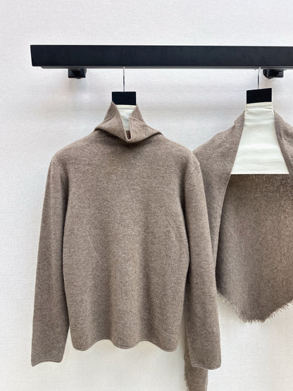 Loro 25fw cape sweater set