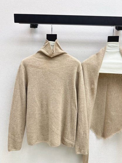 Loro 25fw cape sweater set