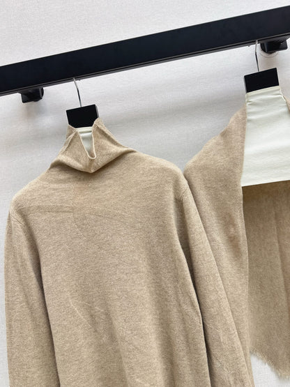 Loro 25fw cape sweater set