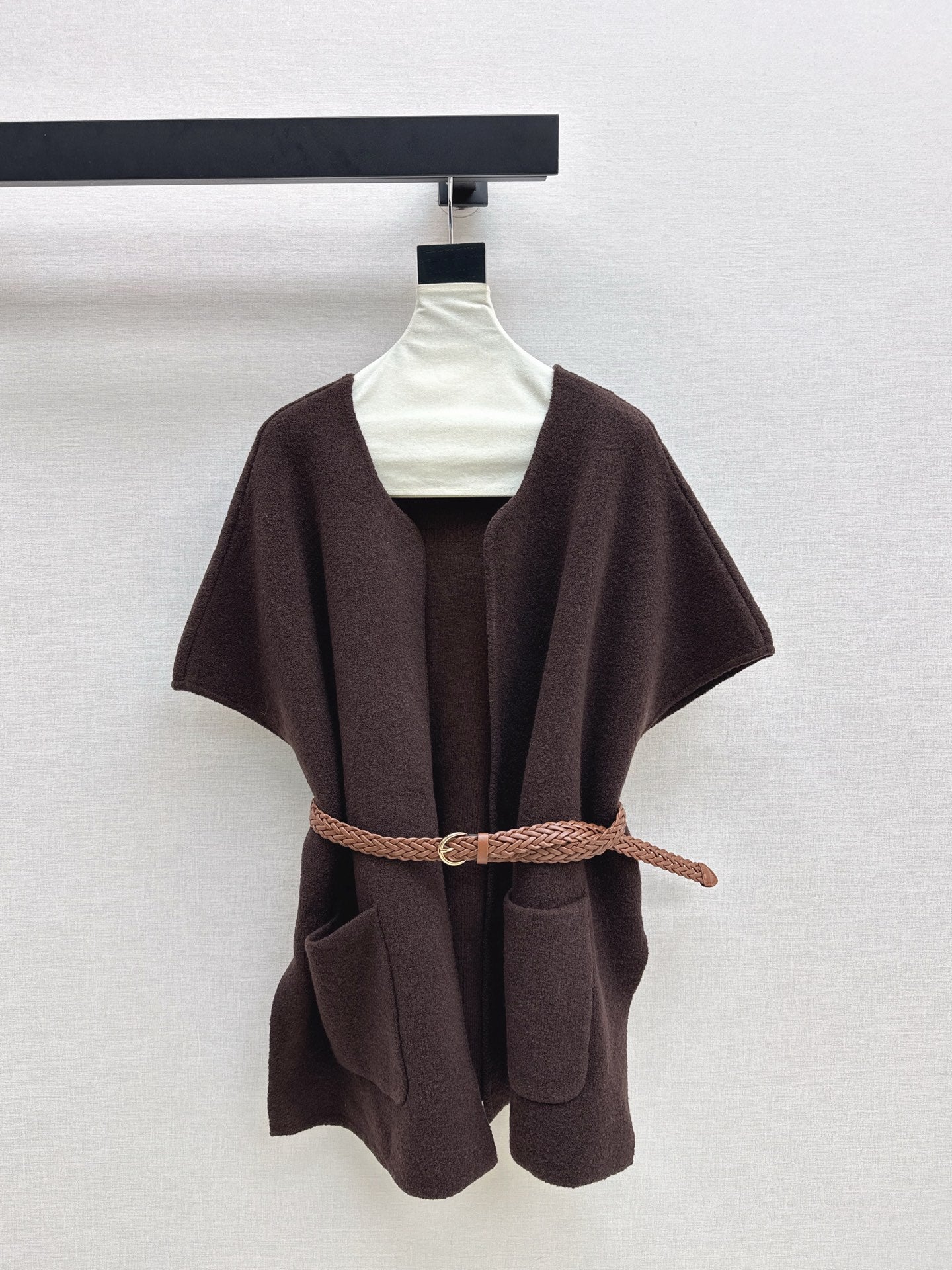 Brun 25fw knit waistcoats