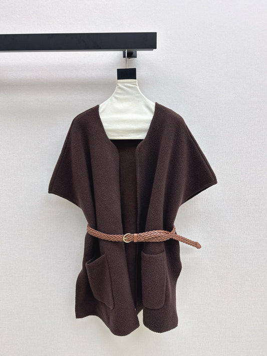 Brun 25fw knit waistcoats