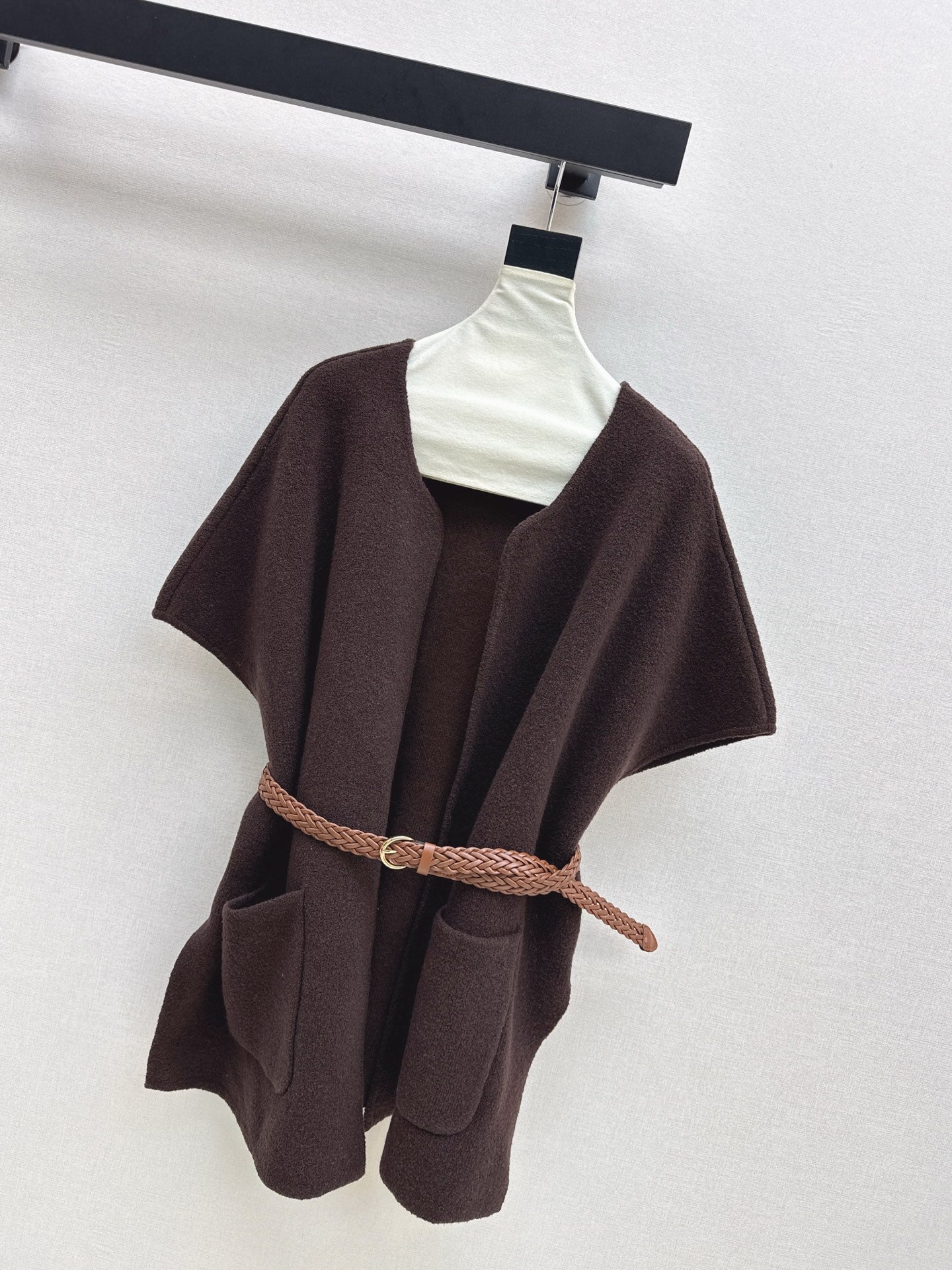 Brun 25fw knit waistcoats