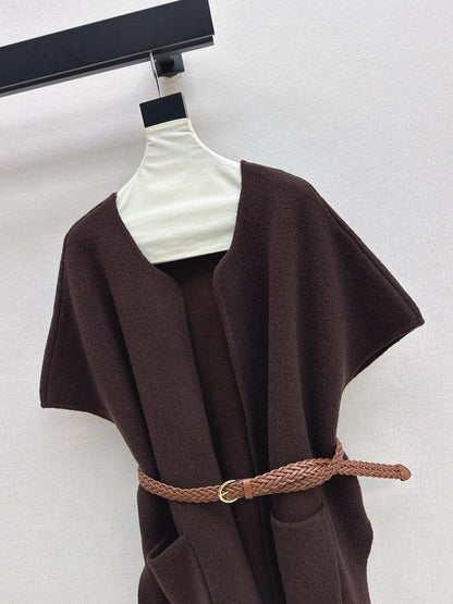 Brun 25fw knit waistcoats