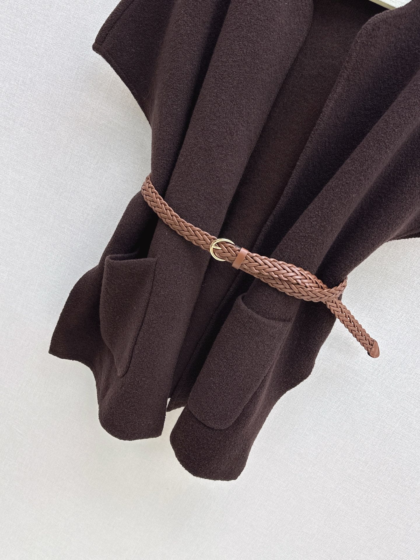 Brun 25fw knit waistcoats