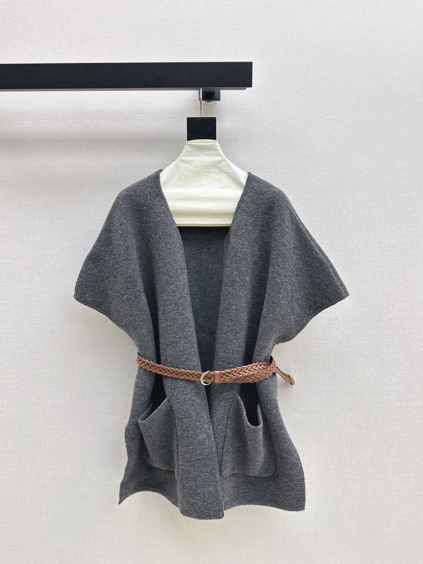 Brun 25fw knit waistcoats