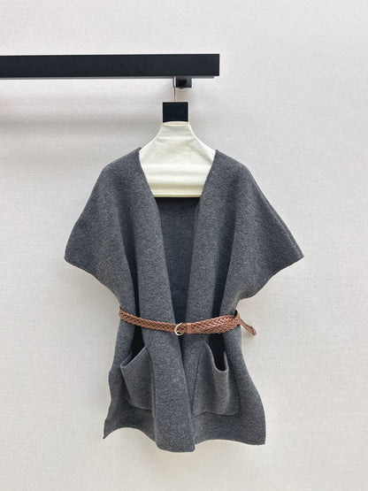 Brun 25fw knit waistcoats