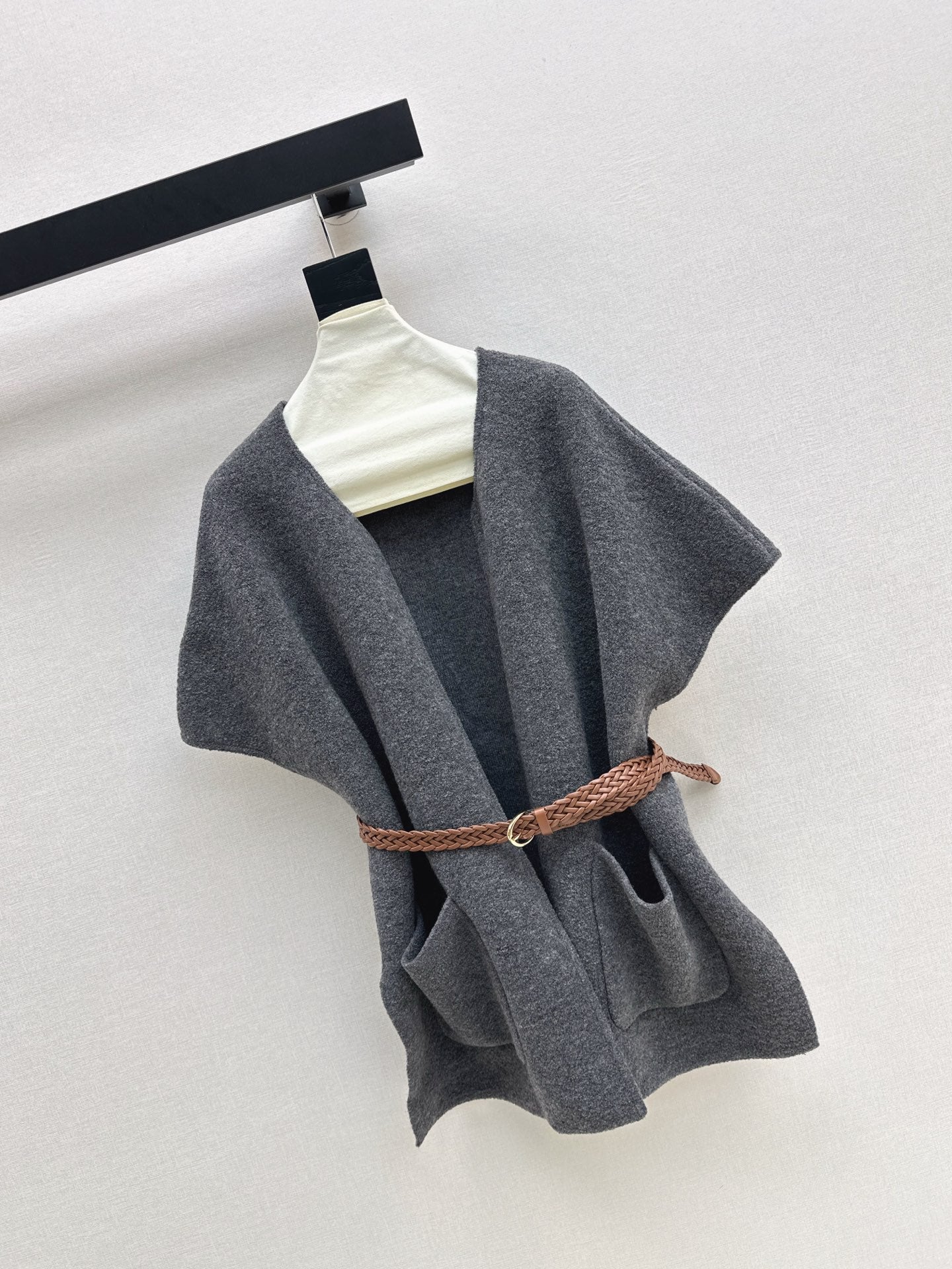 Brun 25fw knit waistcoats