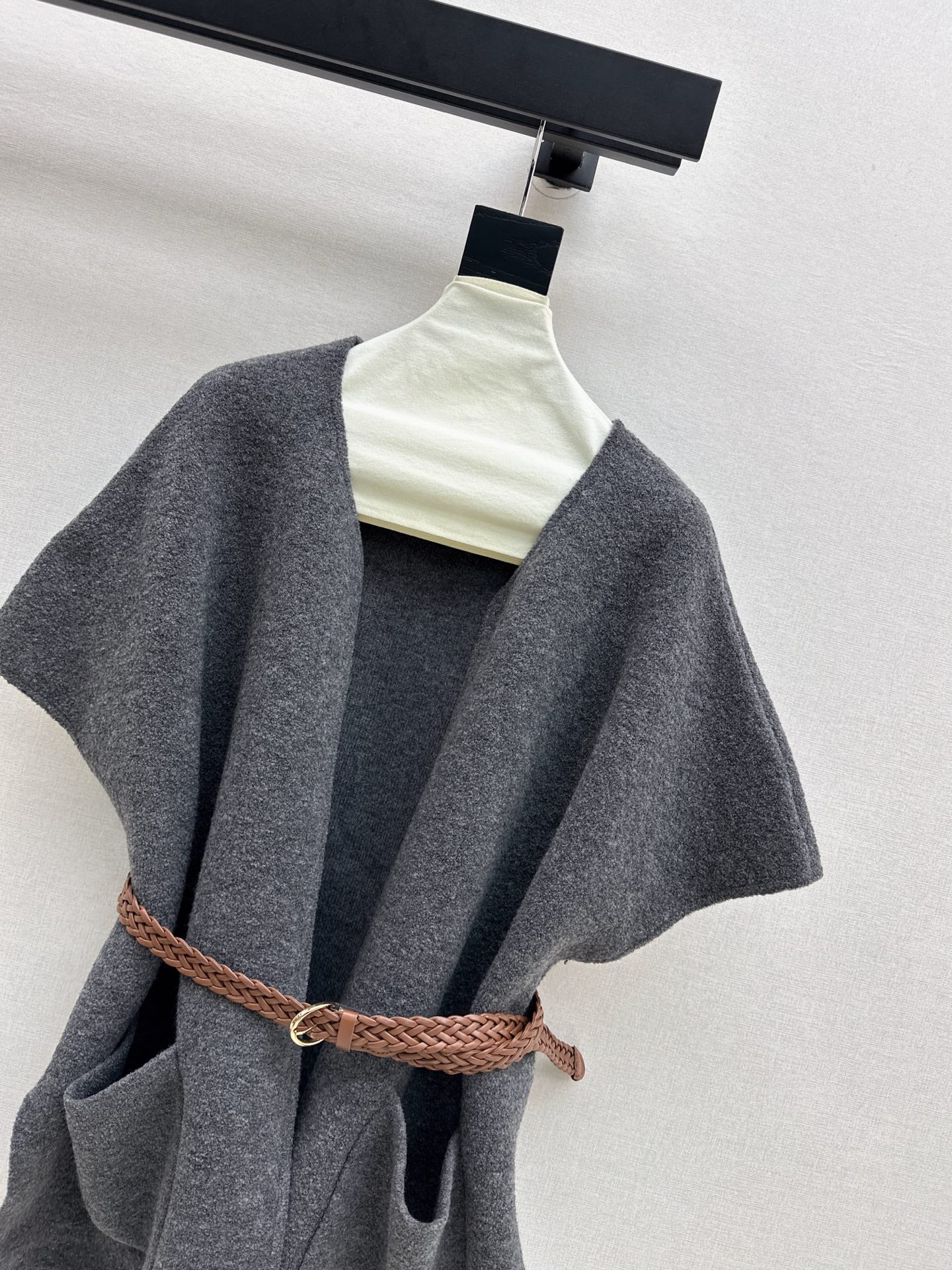 Brun 25fw knit waistcoats