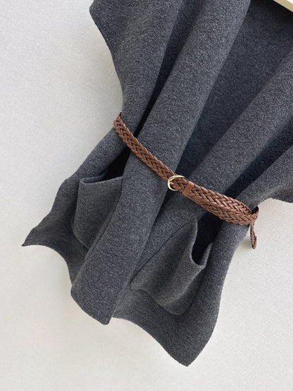 Brun 25fw knit waistcoats