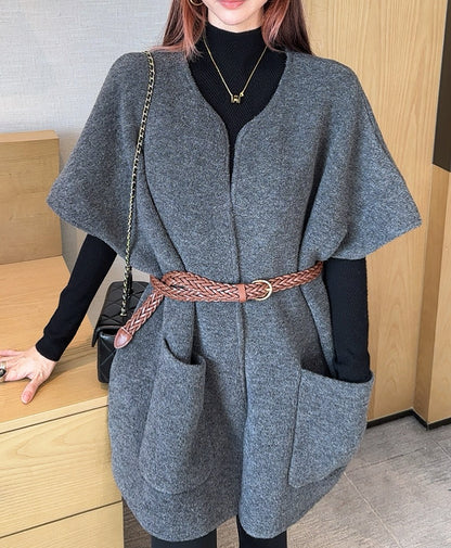 Brun 25fw knit waistcoats