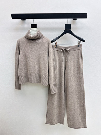 Brun 25fw sweater wide pants set