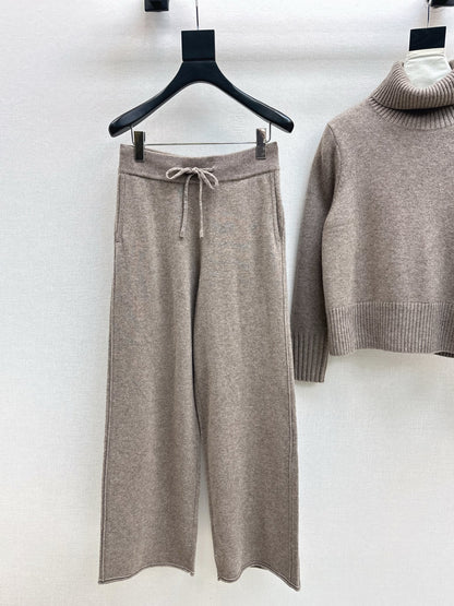 Brun 25fw sweater wide pants set