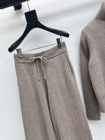 Brun 25fw sweater wide pants set