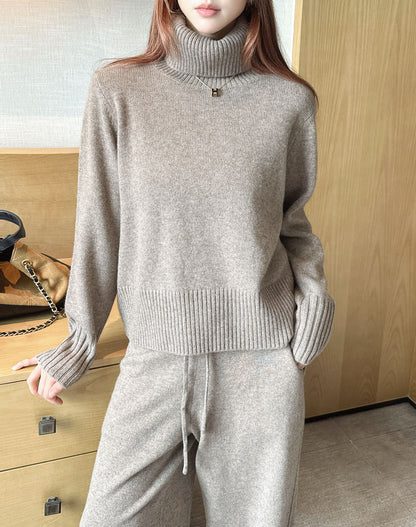 Brun 25fw sweater wide pants set