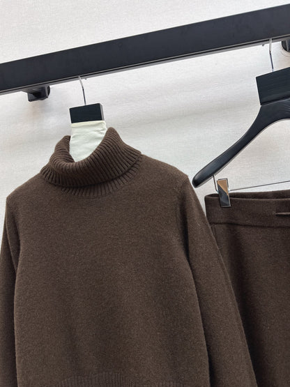 Brun 25fw sweater wide pants set